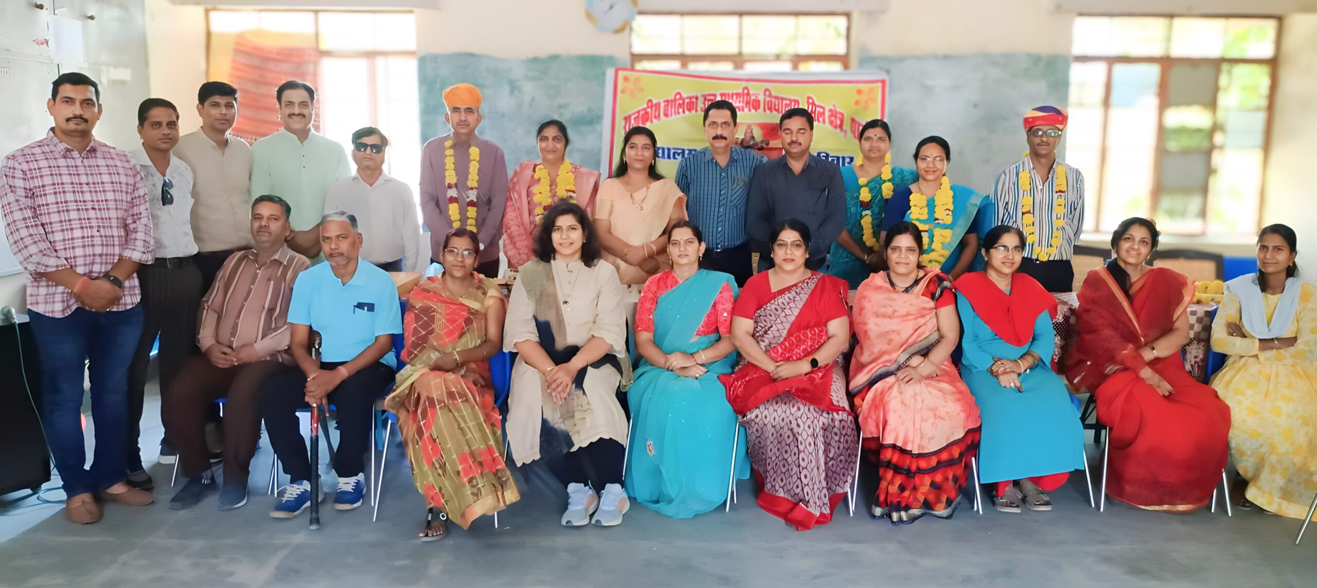 परिवर्तन संसार का नियम – सीबीईओ करमचंदानी राजकीय बालिका उच्च माध्यमिक विद्यालय मिल क्षैत्र मे पदोन्नत कार्मिको को दी विदाई
